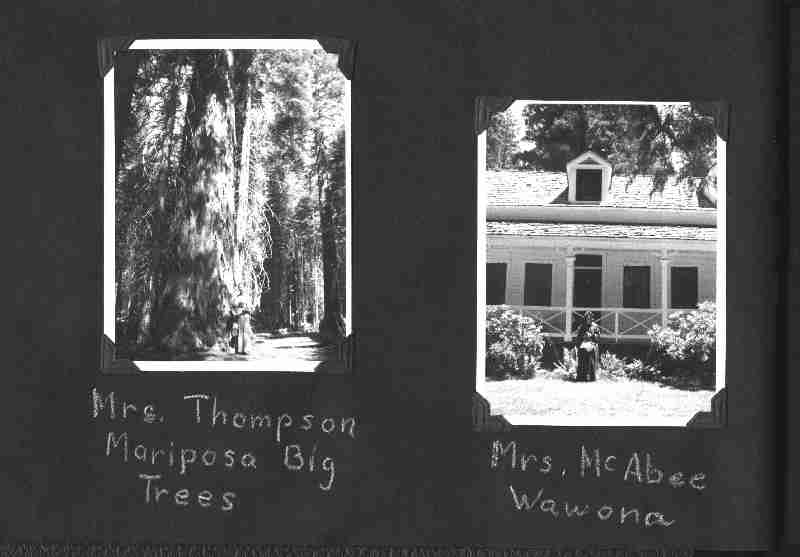 Montaņa de Oro Living History -- Yosemite Visit Memory Book - Joyce Cory and Phoebe Adams Page 2